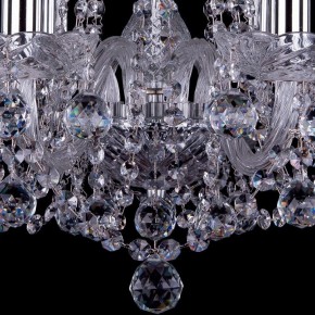 Подвесная люстра Bohemia Ivele Crystal 1402 1402/8/195/Ni/Balls в Миассе - miass.mebel24.online | фото 4