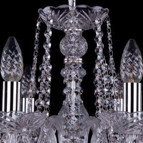 Подвесная люстра Bohemia Ivele Crystal 1402 1402/8/195/Ni/Leafs в Миассе - miass.mebel24.online | фото 4