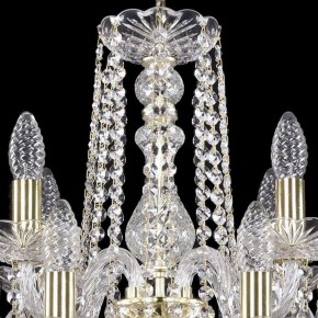 Подвесная люстра Bohemia Ivele Crystal 1402 1402/8+4/160/2d/G в Миассе - miass.mebel24.online | фото 4