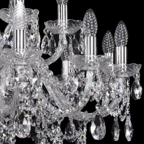 Подвесная люстра Bohemia Ivele Crystal 1411 1411/12+6/300/Ni в Миассе - miass.mebel24.online | фото 2