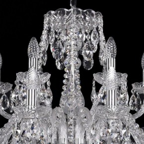 Подвесная люстра Bohemia Ivele Crystal 1411 1411/12+6/300/Ni в Миассе - miass.mebel24.online | фото 4