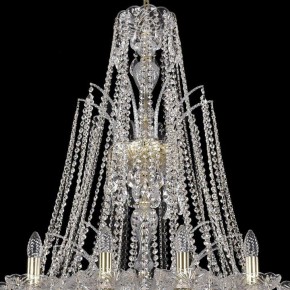Подвесная люстра Bohemia Ivele Crystal 1411 1411/20/400/XL-120/G в Миассе - miass.mebel24.online | фото 4