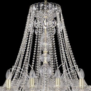 Подвесная люстра Bohemia Ivele Crystal 1411 1411/24/460/G в Миассе - miass.mebel24.online | фото 4