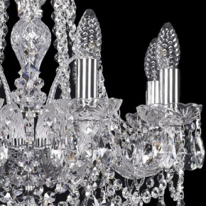 Подвесная люстра Bohemia Ivele Crystal 1411 1411/8/160/Ni в Миассе - miass.mebel24.online | фото 2
