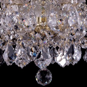 Подвесная люстра Bohemia Ivele Crystal 1413 1413/10/165/G/Leafs в Миассе - miass.mebel24.online | фото 3