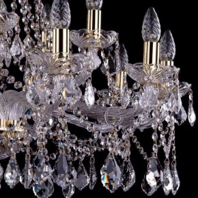 Подвесная люстра Bohemia Ivele Crystal 1413 1413/10+5/300/G/Leafs в Миассе - miass.mebel24.online | фото 2