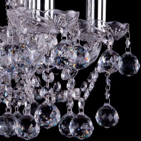 Подвесная люстра Bohemia Ivele Crystal 1413 1413/6/141/Ni/Balls в Миассе - miass.mebel24.online | фото 3