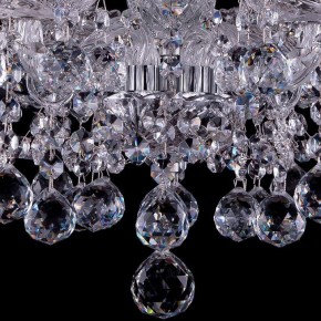 Подвесная люстра Bohemia Ivele Crystal 1413 1413/6/141/Ni/Balls в Миассе - miass.mebel24.online | фото 4