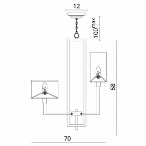 Подвесная люстра Divinare Porta 5933/01 LM-8 в Миассе - miass.mebel24.online | фото 5