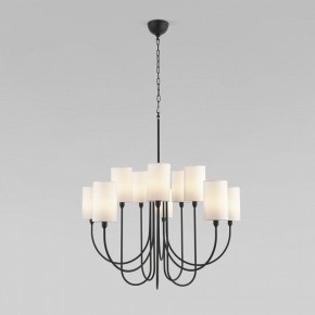 Подвесная люстра Eurosvet Abbey 60164/10 черный в Миассе - miass.mebel24.online | фото 2