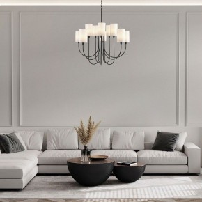 Подвесная люстра Eurosvet Abbey 60164/10 черный в Миассе - miass.mebel24.online | фото 4