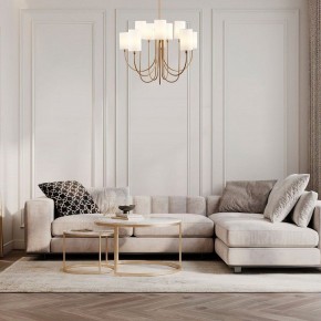 Подвесная люстра Eurosvet Abbey 60164/10 латунь в Миассе - miass.mebel24.online | фото 4