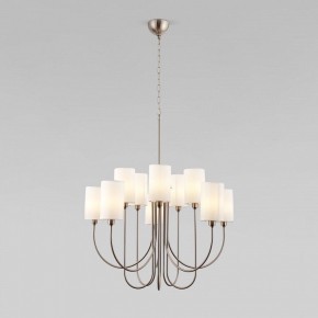 Подвесная люстра Eurosvet Abbey 60164/10 никель в Миассе - miass.mebel24.online | фото 2