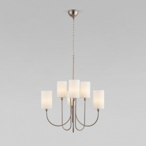 Подвесная люстра Eurosvet Abbey 60164/6 никель в Миассе - miass.mebel24.online | фото 2