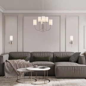 Подвесная люстра Eurosvet Abbey 60164/6 никель в Миассе - miass.mebel24.online | фото 3