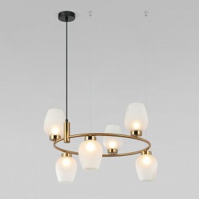 Подвесная люстра Eurosvet Alva 30183/6 латунь в Миассе - miass.mebel24.online | фото 2