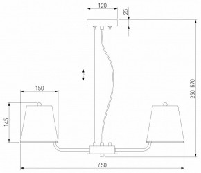 Подвесная люстра Eurosvet Amaretto 60155/5 хром в Миассе - miass.mebel24.online | фото 3