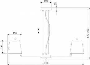 Подвесная люстра Eurosvet Amaretto 60155/8 хром в Миассе - miass.mebel24.online | фото 5
