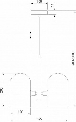 Подвесная люстра Eurosvet Bambola 50357/3 латунь в Миассе - miass.mebel24.online | фото 4