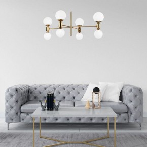 Подвесная люстра Eurosvet Bubble 30182/8 латунь в Миассе - miass.mebel24.online | фото 4
