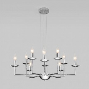 Подвесная люстра Eurosvet Cariso 60150/10 хром в Миассе - miass.mebel24.online | фото 4