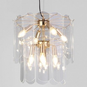 Подвесная люстра Eurosvet Claire 60170/8 золото в Миассе - miass.mebel24.online | фото