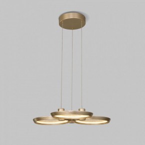 Подвесная люстра Eurosvet Crespella 90034/3 золото в Миассе - miass.mebel24.online | фото 3