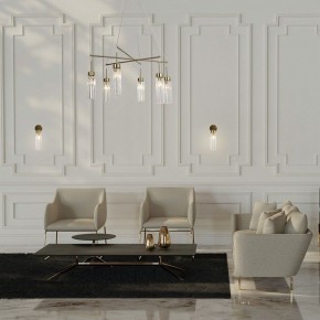 Подвесная люстра Eurosvet Gilian 60163/6 латунь в Миассе - miass.mebel24.online | фото 4
