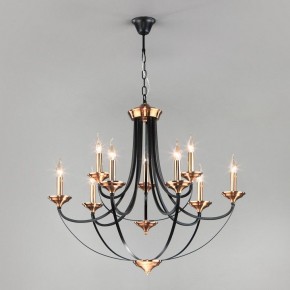 Подвесная люстра Eurosvet Lazzaro 60098/9 черный в Миассе - miass.mebel24.online | фото 2