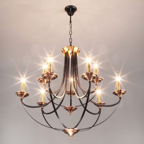 Подвесная люстра Eurosvet Lazzaro 60098/9 черный в Миассе - miass.mebel24.online | фото 3