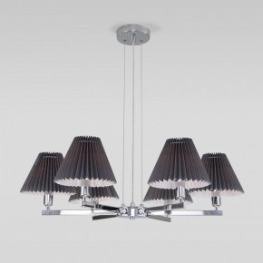 Подвесная люстра Eurosvet Peony 60136/6 хром/графит в Миассе - miass.mebel24.online | фото 2