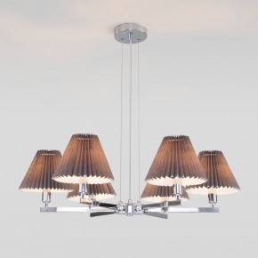 Подвесная люстра Eurosvet Peony 60136/6 хром/графит в Миассе - miass.mebel24.online | фото 3
