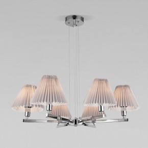 Подвесная люстра Eurosvet Peony 60136/6 хром/серый в Миассе - miass.mebel24.online | фото 3