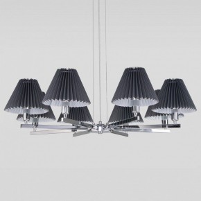 Подвесная люстра Eurosvet Peony 60136/8 хром/графит в Миассе - miass.mebel24.online | фото 2
