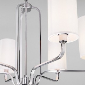 Подвесная люстра Eurosvet Purezza 60128/6 хром в Миассе - miass.mebel24.online | фото 5