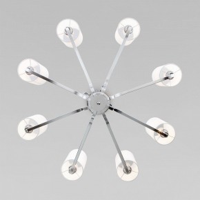 Подвесная люстра Eurosvet Purezza 60128/8 хром в Миассе - miass.mebel24.online | фото 4