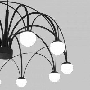Подвесная люстра Eurosvet Ragno 90034/10 LED черный в Миассе - miass.mebel24.online | фото 6