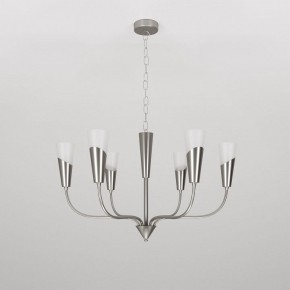 Подвесная люстра Eurosvet Rhyton 60167/6 никель в Миассе - miass.mebel24.online | фото 4