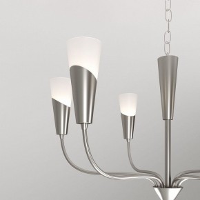 Подвесная люстра Eurosvet Rhyton 60167/6 никель в Миассе - miass.mebel24.online | фото 7