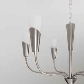 Подвесная люстра Eurosvet Rhyton 60167/6 никель в Миассе - miass.mebel24.online | фото 8