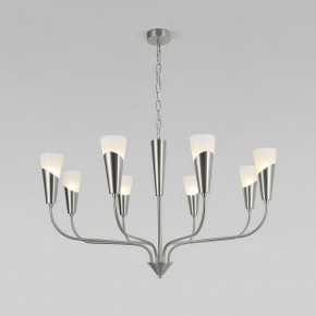 Подвесная люстра Eurosvet Rhyton 60167/8 никель в Миассе - miass.mebel24.online | фото 2
