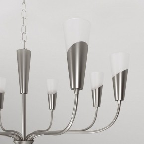 Подвесная люстра Eurosvet Rhyton 60167/8 никель в Миассе - miass.mebel24.online | фото 8