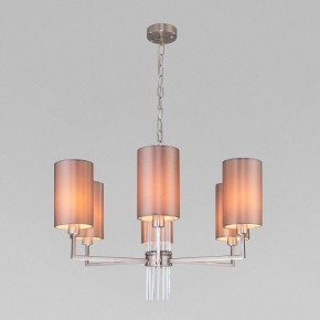 Подвесная люстра Eurosvet Soffio 60134/6 никель в Миассе - miass.mebel24.online | фото 2