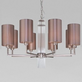 Подвесная люстра Eurosvet Soffio 60134/8 никель в Миассе - miass.mebel24.online | фото 2