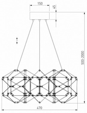 Подвесная люстра Eurosvet Uma 90369/5 черный жемчуг в Миассе - miass.mebel24.online | фото 3