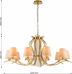 Подвесная люстра Favourite Ketten 2867-10P в Миассе - miass.mebel24.online | фото 4