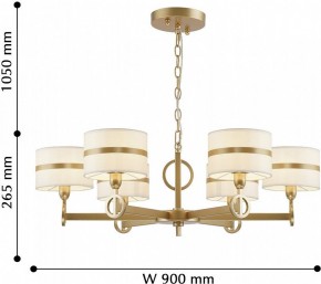 Подвесная люстра Favourite Mateo 2634-8P в Миассе - miass.mebel24.online | фото 8
