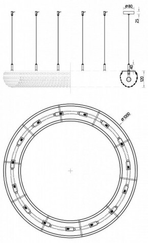 Подвесная люстра Favourite Monilibus 4015-15P в Миассе - miass.mebel24.online | фото 5