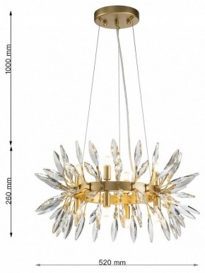Подвесная люстра Favourite Rays 4058-8P в Миассе - miass.mebel24.online | фото 6