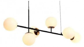 Подвесная люстра iLamp Golden 9136P/6 BK-WH в Миассе - miass.mebel24.online | фото